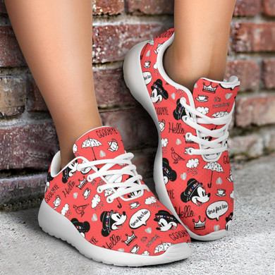 Mickey Red Sport Sneakers