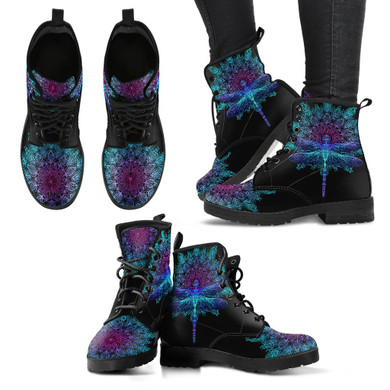 Mandala Dragonfly Boots
