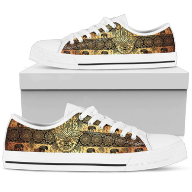 Hamsa Mandala Low Top Shoes