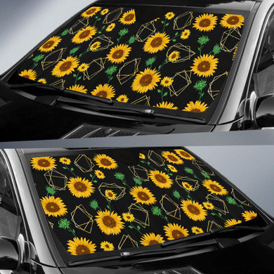 Sunflowers Pattern Car Auto Sun Shades