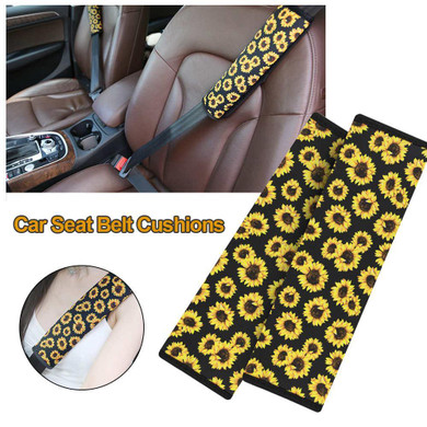 Sunflower Car Seat Belt Pads Cover