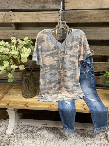 2020 Hot Sale Green V Neck Cotton Casual Shirts & Tops