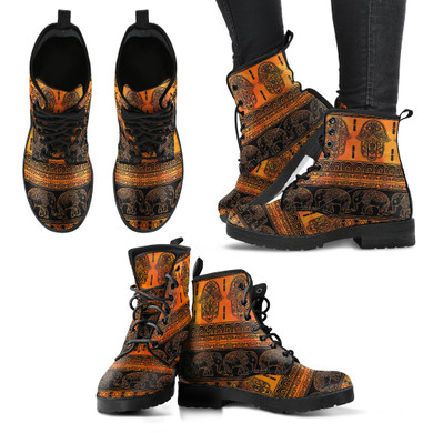 Elephant Boots Elephant Hamsa Women's Leather Boots
