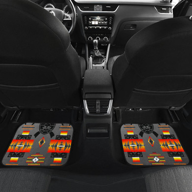 Turtle Car Mats Gray Front And Back Car Mats (Set Of 4)