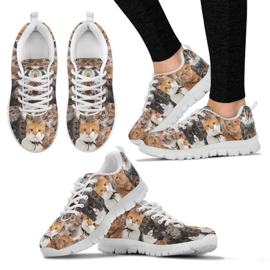 Cute Cat  Shoes Ladies Sneakers