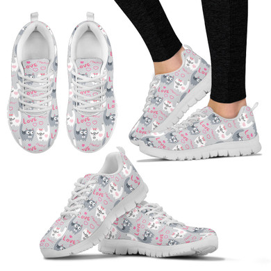 Love Meow Cat Shoes Women's Sneakers