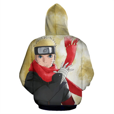Uzumaki Hoodie Naruto Hoodie  All Over Zip Up