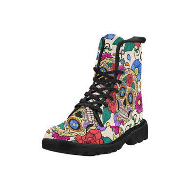 Day of The Dead Sugar Skull Casual Boots