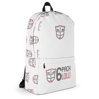 6 Pack Lolli Backpack White
