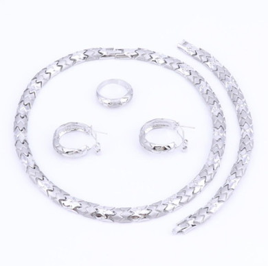 Gold Color Jewelry Sets For Women Wedding