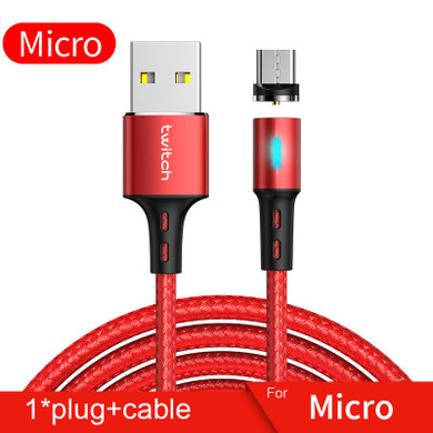 Magnetic Cable Micro USB For Samsung Android Fast Charging Magnet Charger For iPhone USB Type C Cable Mobile Phone Cord