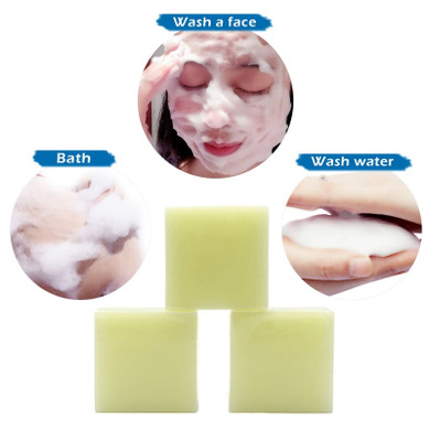 100g Sea Salt Soap Goat Milk Remove Acne Oil-Control Clean Skin Shrinks Pores Whitening Cleanser Blackhead Remover Natural TSLM1 (Sea Salt Soap)