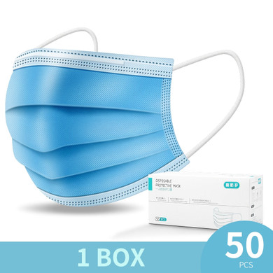 Disposable Mask Face Mask Protective Satety Mask Anti-Pollution Respirator Mouth Masks PM2.5 3 Layer Elastic Earloop Mask (50 pcs) Disposable Mask Face Mask Protective Satety Mask Anti-Pollution Respirator Mouth Masks PM2.5 3 Layer Elastic Earloop Mask (50 pcs)