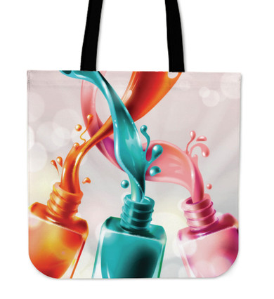 Nail Polish Spill Tote Bag Nail Polish Spill Tote Bag