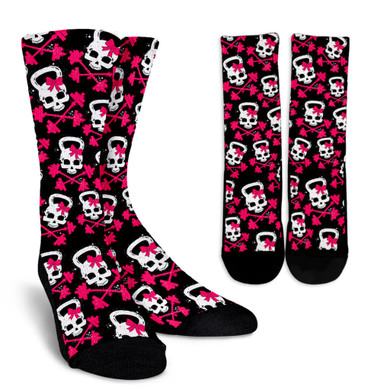 Gym Skull Crew Socks