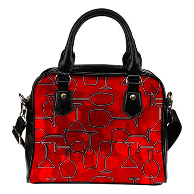 Wine Shoulder Bag for Women