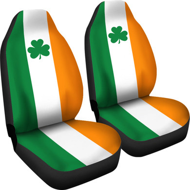 Irish Flag Car Seat Covers (set of 2)