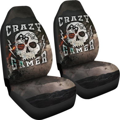 Crazy Gamer Car Seat Covers (set of 2)