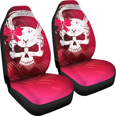 Kettlebell Skull Car Seat Covers (set of 2)