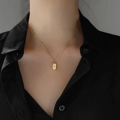 Temple Necklace 18k Gold Plated