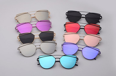 Kris Metal Frame Sunglasses