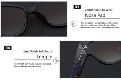 Cat Eye Sunglasses with Gradient Lens