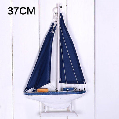 Blue Sailing Ship