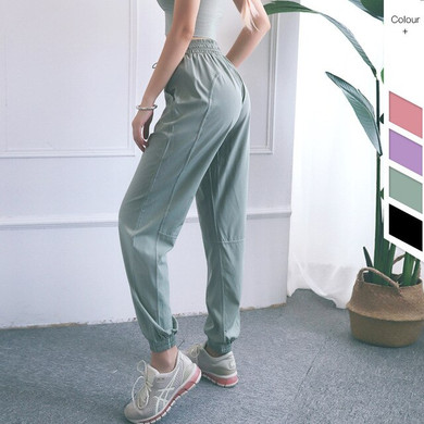 High Waist Drawstring Fitness Yoga Pants