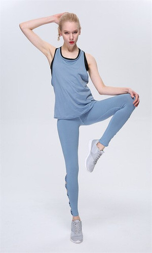 Sexy Backless  Vest Quick Dry Loose Sport Tank Top Running Training T Shirt
