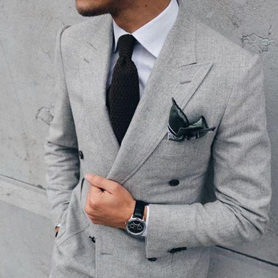 Men's Double Breasted 2 Piece Suit Up To 6XL(Jacket, Pants,Vest)