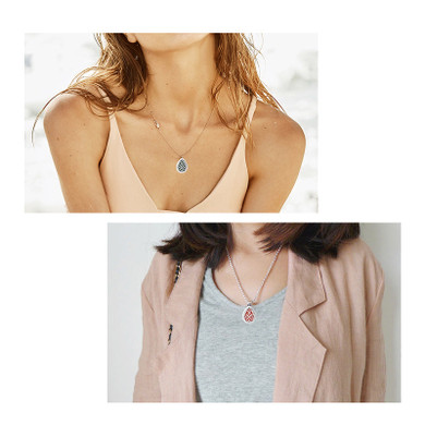 Sweet Vally Diffuser Necklace Pear Shaped Essential Oil and Perfume