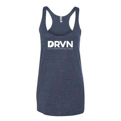 DRVN Original Navy Women's Racerback