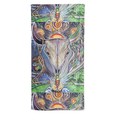 SPIRIT OF THE BUFFALO THROW TOWEL