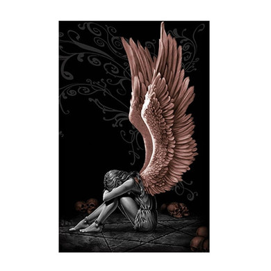 The Crying Angel Art in Canvas