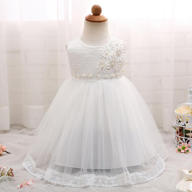 Newborn Girl Dress Infant Christening Gown Dress For Baby Girl 1 2 Year Birthday Party Baby Child Clothing Toddler Girls Clothes