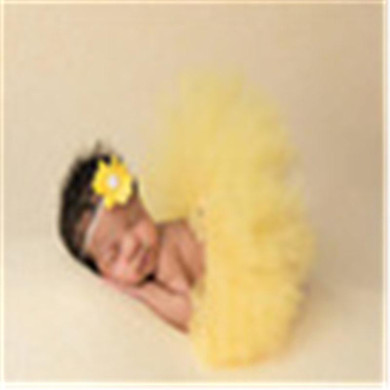 Newborn Baby Photography Props Peacock Handmade Crochet Beanie Beaded Cap Pink Flower Headband Princess Tutu Skirt Photo Props