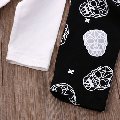 2pcs Kids Rock Street Style Clothing set Toddler Baby Boy T-shirt Tops+Pants Summer Casual Outfits Clothing Set