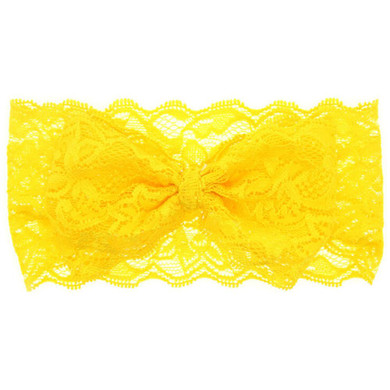 2PCS Hot Sale Fashion New Arrival Lovely Girls Flower Lace Bow knot Hairband Headband Headwear Hair Band Hair Accessories