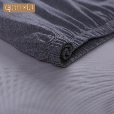 Qianxiu 2017 couple style men's pajamas suit cotton material classic plaid pajamas