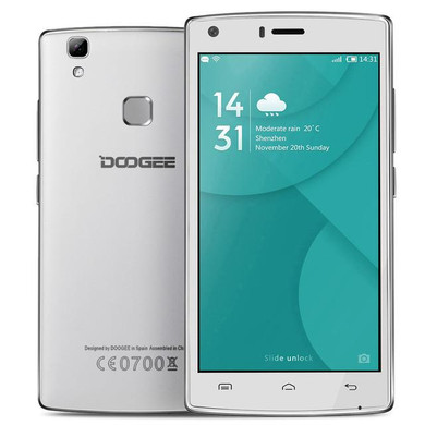 DOOGEE X5 MAX Pro 4G Fingerprint 4000mAh OTG Smartphone Android 6.0 MTK6737 5.0" HD IPS Cellphone 2GB+16GB 8MP+8MP Mobile Phone
