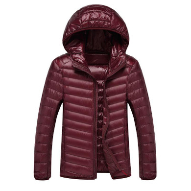 6XL 7XL 90%White Duck Down Jacket Hooded Warm Jacket Coat Men's Feather Ultralight Down Jackets Men Outwear Coats With Carry Bag