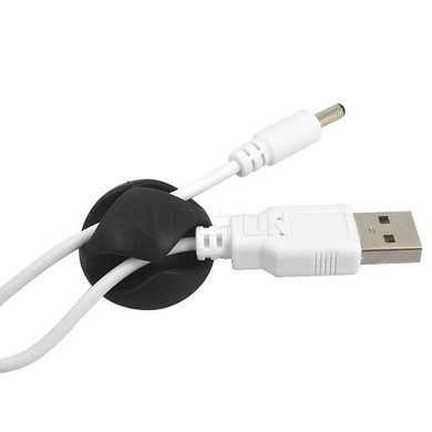 6Pcs/Lot Multipurpose Earphone Cable Drop Clip Wire Organizer USB Charger Cord Holder