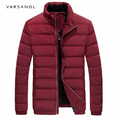 Varsanol New Casual 90% White Duck Down Jacket Men Winter Warm Coat Plus Size Jackets Long Sleeve Thicken Outerwear Hot Sale2017