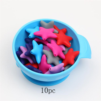 TYRY.HU 10pc Silicone Teething Beads 45mm Baby Teethers Silicone Bpa Free Chew Bead For Diy Teething Necklace Teether Chain