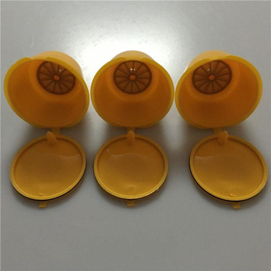 3Pcs/pack Refillable Dolce Gusto Coffee Capsule Plastic nescafe reusable Dolce Gusto Compatible Coffee Filter Baskets Capsules