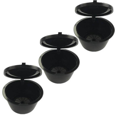 3pcs/pack Black Refillable Dolce Gusto coffee Capsule nescafe dolce gusto reusable capsule gusto capsules dolce gusto refill