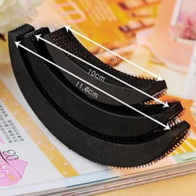 3Pcs Sponge Hair Maker Styling Twist Magic Bun Hair Base Bump Styling Insert Tool Volume Twist Bun Hair Base
