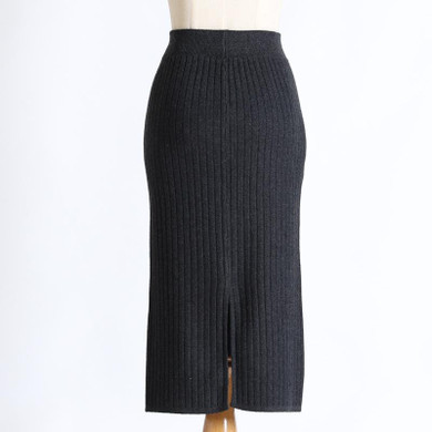 H Han Queen Stretch Knitted High Waist Skirt Women Fashion Slim Pencil Skirts Female Rretro Sexy Long Skirt Autumn Winter Jupe