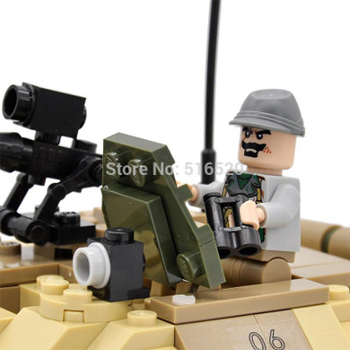 GUDI Military War Weapon Armed T-62 Tank Block 372pcs Bricks Building Blocks Sets Models Educational Toys For Children