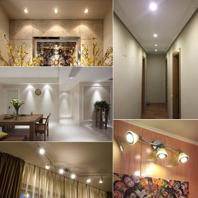 GU10 LED Bulb lamp 110V 220V 3W 5W 7W MR16 LED DC / AC 12V - 24V Dimmable COB LED Spot light Aluminum AC85V-265V GU5.3 Spotlight